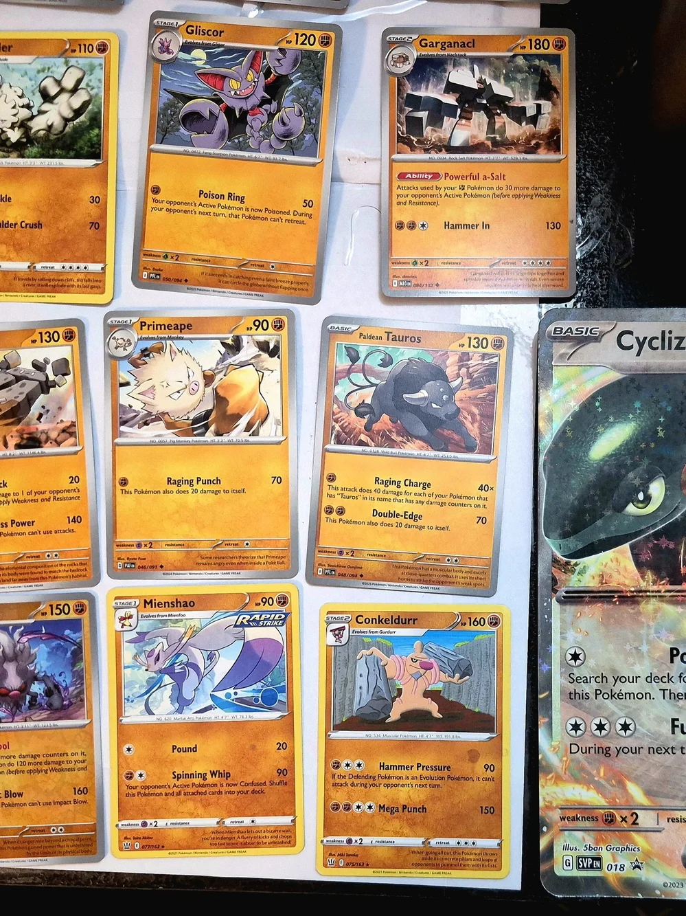 Pokemon Card Lot - 50+ Fighting Type Cards + Jumbo Ultra Rare